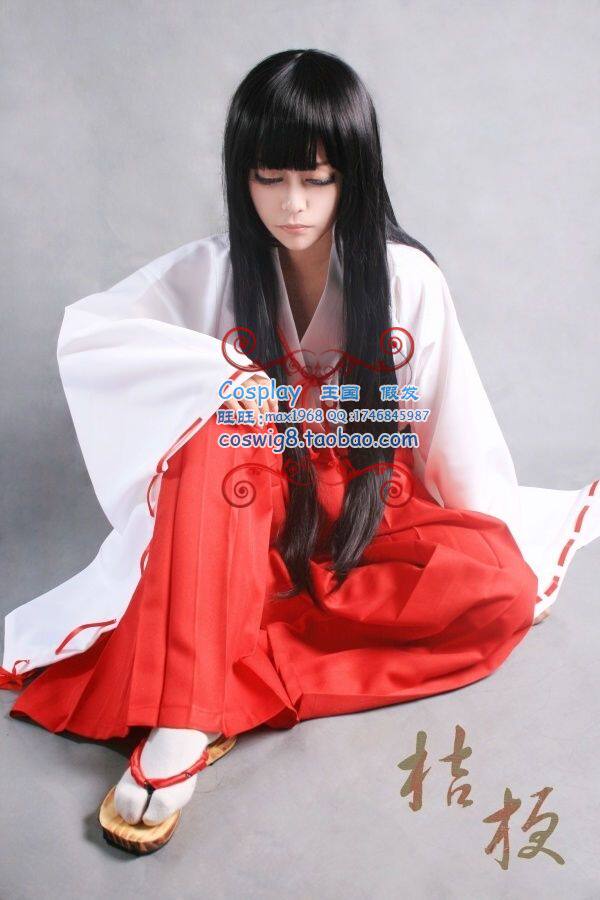 【cosplay王国】 80cm阎魔爱轻音少女谏山黄泉桔梗cos假发