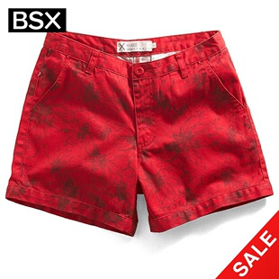 Giordano BSX shorts in summer 2012 women's tide printed hot pants explosion of flowers 90,400,230