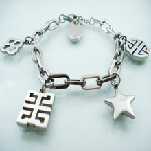 Titanium steel jewelry caitier Cady Yucca Cartier bracelet silver bracelet accessories