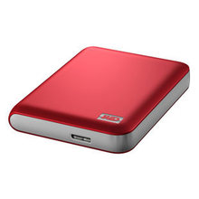 包邮 USB3.0 WD/西部数据 Passport 750G 红 西数 2.5寸移动硬盘