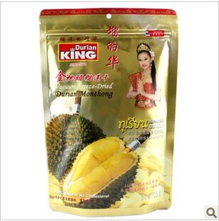  泰国进口 最著名 榴的华榴莲干~（100g） 原汁原味 榴莲忘返