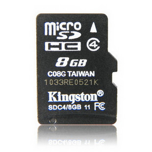 金士顿 TF卡 <span class=H>A</span>500 小米 U<span class=H>880</span> C8810 C8650 手机内存卡 8GB卡