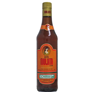  【洋酒正品】仓储直供Rum Mulata de CUBA混血姑娘朗姆酒金700ml