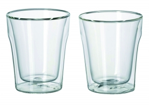 出口宜家款耐热玻璃双层杯\/咖啡杯\/隔热杯\/水杯