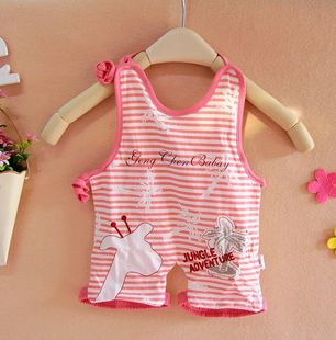 婴幼儿夏装\/宝宝全棉系带环腿肚兜\/护肚\/庚辰 宝