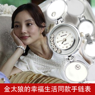 李小璐同款手链女表韩国时尚女士手表学生表复古水钻表石英表防水