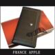 正品+防伪法国苹果头层牛皮钱包