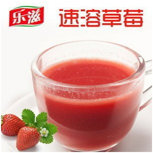  乐滋速溶冻干草莓粉227克  绿色冲饮冷饮蛋糕原料diy冰淇淋粉雪糕