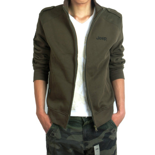  春款jacket afs/jeep薄 韩版男装中国男士牛仔夹克外套 男