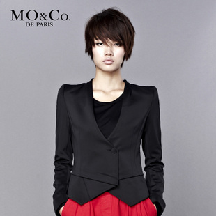 MO&amp;Co.摩安珂M104COT37时尚个性西装领外套