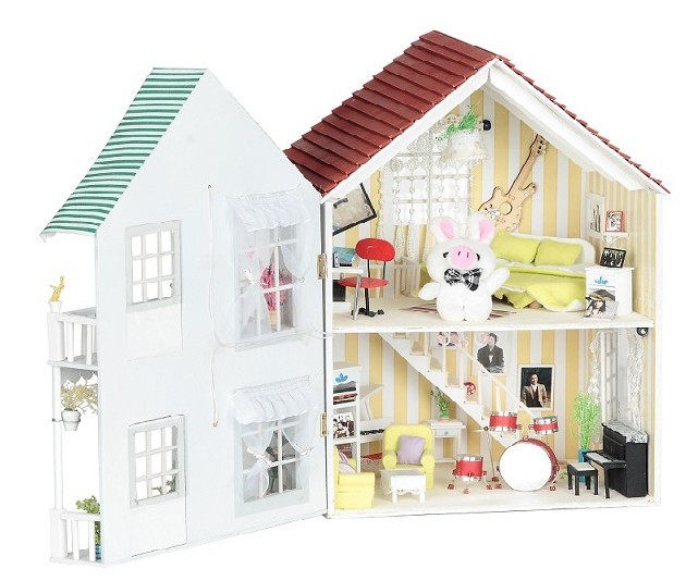 3D纸膜/铁皮/木质模型,DIY小屋 悠长假期 温暖