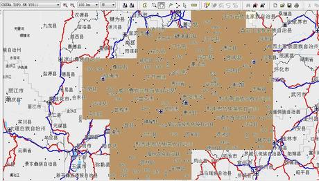 现货贵州省5米等高线地形图GARMIN等高线导