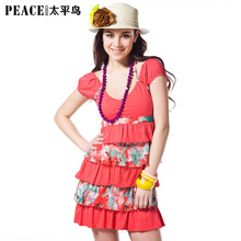 PEACEBIRD/̫ƽ��2012����ƷŮװ�¿����°�����ȹAL1120737