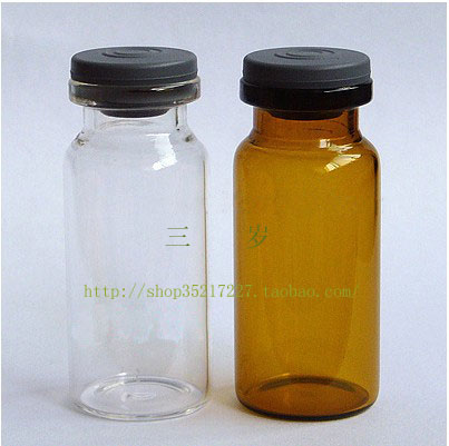 10ml青霉素瓶配胶塞卡口样品瓶透明玻璃小瓶玻璃瓶抗生素瓶菌种瓶在类目 家居饰品, 创意饰品, 幸运星/瓶中 - 来自Buy2taobao.com提供专业的淘宝代购服务