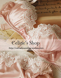 2套包江浙沪快递日系内衣裸粉薄杯少女公主水溶蕾丝深V文胸套装