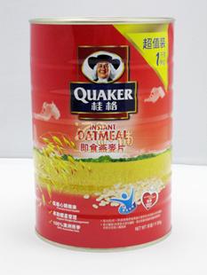  特价!江浙沪闽粤3罐包邮 原装进口桂格(QUAKER)即食燕麦片1000g