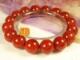 老矿龙鳞红玉髓 密宗火供龙纹12mm手链 念珠