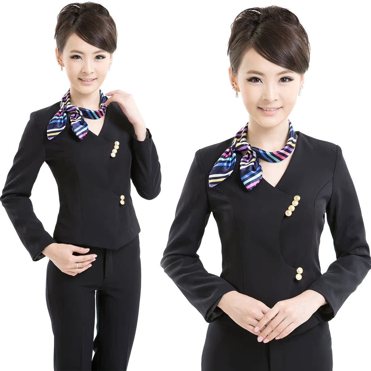 Women\'s skirt suit female beautician hotel overalls overalls fall a Women\'s skirt suit female beautician hotel overalls overalls fall a