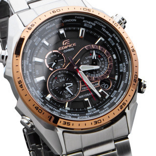  CASIO EDIFICE顶级光能极速赛车表EQS-500DB-1A2现货