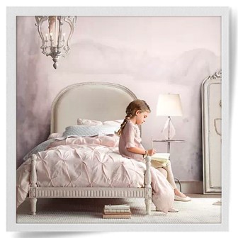 优美动人男孩女孩房婴儿房家具场景风情大片小