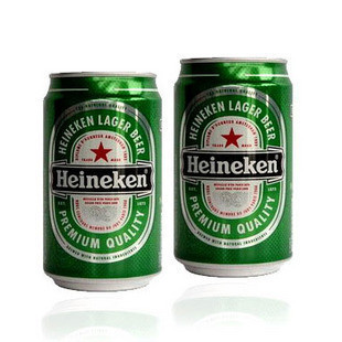  喜力啤酒330ml 听喜力啤酒 拉罐喜力 330ml*24一箱价