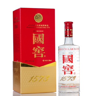  正品白酒 国窖1573 52度 高度白酒 泸州老窖 名酒 浓香型 500ml
