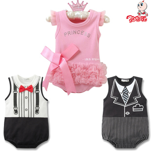 Baby clothes I was Princess lace up dress tie/tie gentleman Delta baby dress/Po