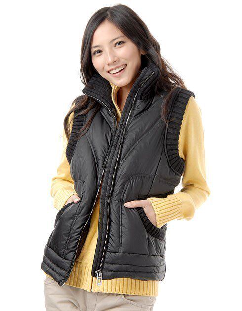 [90%羽绒]女式轻便羽绒背心<em>女士</em>保暖羽绒<em>马甲</em>