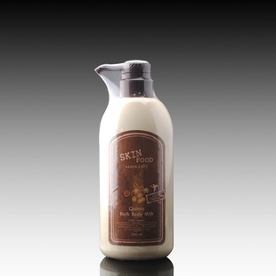  韩国 Skinfood 古米藜麦营养保湿润白身体乳 500ml 牛奶身体乳