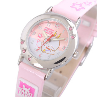  朦朦兔韩国时尚女童石英表男孩儿童手表韩版可爱小女孩学生表正品