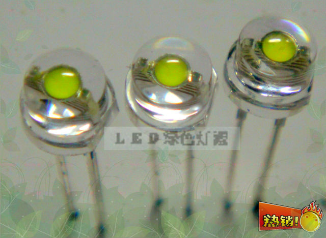 LED灯珠F5超亮进口大芯片草帽<em>白发</em>白发光管