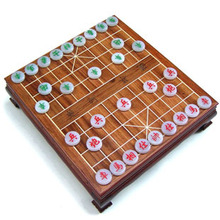 绮路PM4502 玛瑙象棋 中国象棋套装 配花梨木棋墩 超级礼品