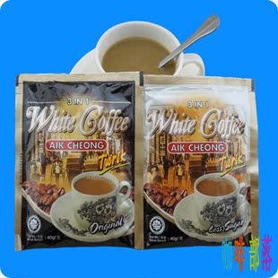  马来西亚益昌老街原味+低糖速溶白咖啡组合  2包*40g 80g值得一尝