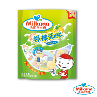  法国百吉福Milkana-棒棒奶酪（水果味）120克