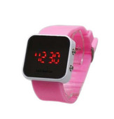 Heat of explosion Korean LED mirror table / LED cosmetic mirror surface of the table / 2012 of the latest students white-collar electronic watches