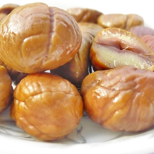  河北燕山深处板栗仁/甘栗仁400g 香甜软糯100g*4袋 买的多送的多