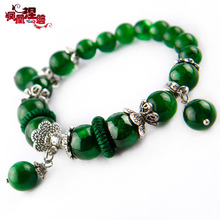 Phoenix Nirvana dry natural crystal bracelet female fashion green handmade jewelry original Chinese style jewelry