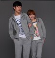 包邮 专柜正品耐克纯棉连帽运动装情侣运动套装运动服男运动衣女