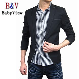  正品男装秋装便西服 男士韩版修身英伦潮休闲小西装 休闲西服单西
