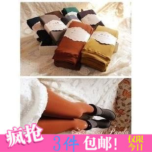  猫抓不破！女冬 打底裤 14色彩色双层竹炭裤 加厚保暖裤KZ072