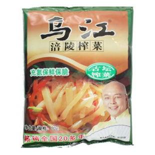  【天猫超市】乌江古坛榨菜 80克/包 充氮保鲜保脆