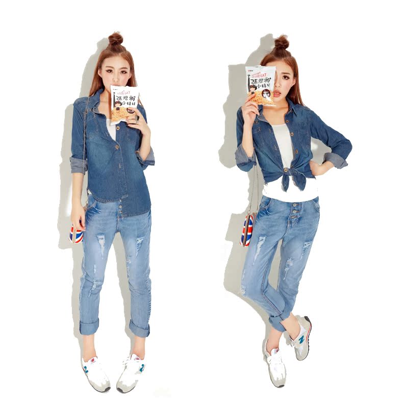 【多图】帅气牛仔衬衣 - 帅气牛仔衬衣品牌|价格|评论,帅气牛仔衬衣图片|搭配|排行榜-美丽说