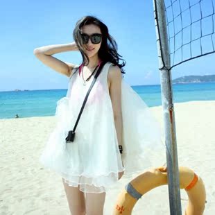 蓬蓬裙上衣 纱裙  沙滩裙...