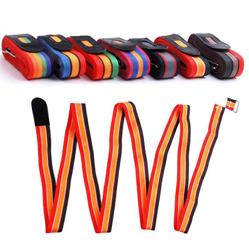 Travel bundles with cross strap reinforcement of shipping packages with suitcases packed and reinforcement