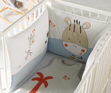欧洲天鹅绒全棉婴儿床围婴儿床品床围婴儿床加厚加高款床帏 包邮