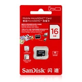SanDisk/闪迪 TF 16G TF卡 Class4 MicroSD 手机内存卡 正品