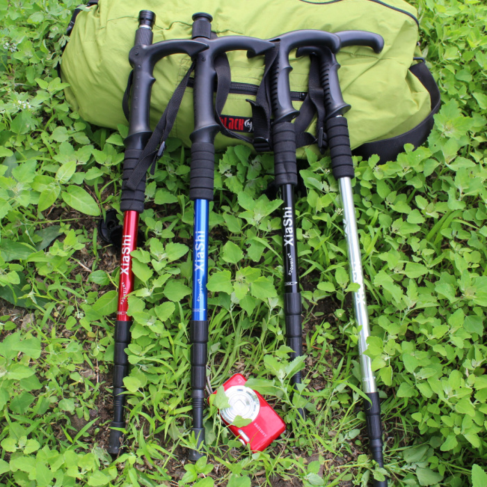 outdoors Straight handle 34 Alpenstock Aluminum rod the elderly Curved handle a cane Walking stickin the Outdoor/Mountaineer/Camping/Travel Goods , Alpenstock/Cane category - from Buy2taobao.com to provide professional Taobao agent buy service