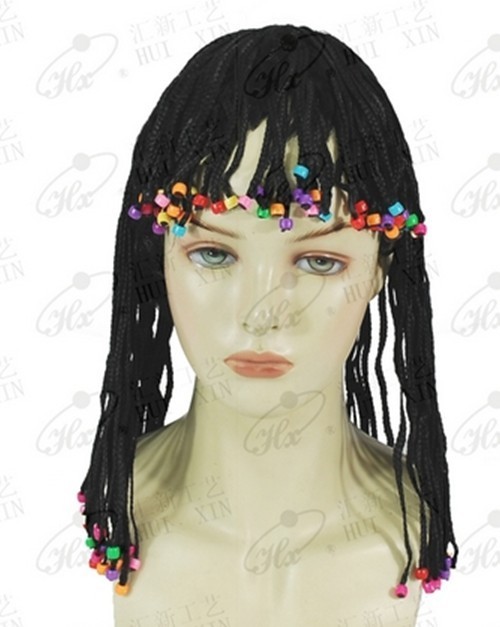 Black bead Wig Masquerade Supplies Party Suppliesin the Hair Care/Wig , Wig , Whole wig category - from Buy2taobao.com to provide professional Taobao agent buy service