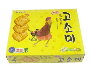 (2402)韩国饼干 好丽友高笑美饼干 芝麻饼干 香脆原味大盒装339g