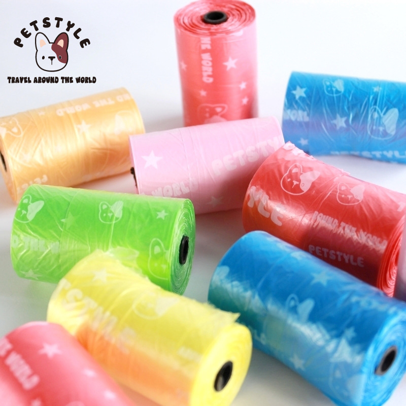 Petstyle Pets go out Dogs Multicolor disposable bag Pooper scooper replace Single volumein the Pet/Pet food and supplies , Cat/Dog grooming cleaning supplies , Pooper scooper category - from Buy2taobao.com to provide professional Taobao agent buy service